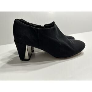 Donald Pliner Womens Black Chelsie Bootie Shootie Wedge Size 6.5 M